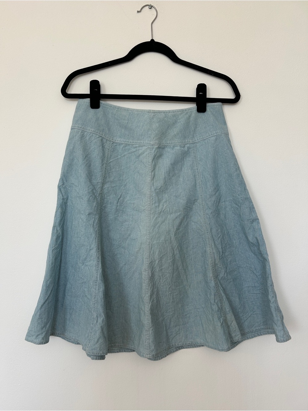 Jones New York Light Blue A-Line Skirt
